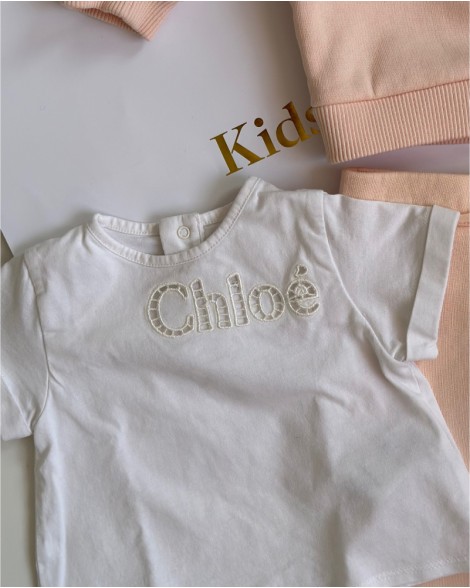 Triko dětské Chloé krémové